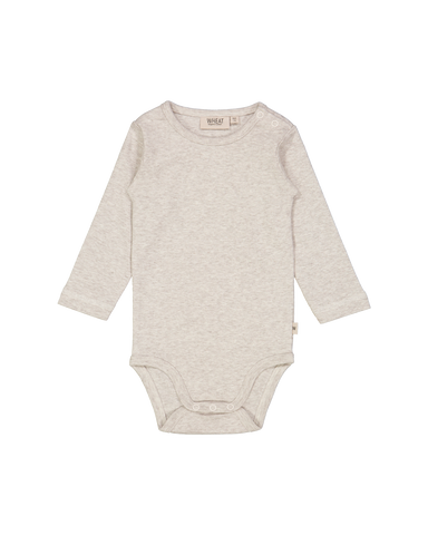 BODYSUIT WHEAT FOSSIL MELANGE