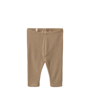 TROUSERS WHEAT BEIGE RIB STRIPE