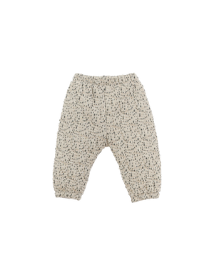 TROUSERS PLAYUP BLACK/WHITE